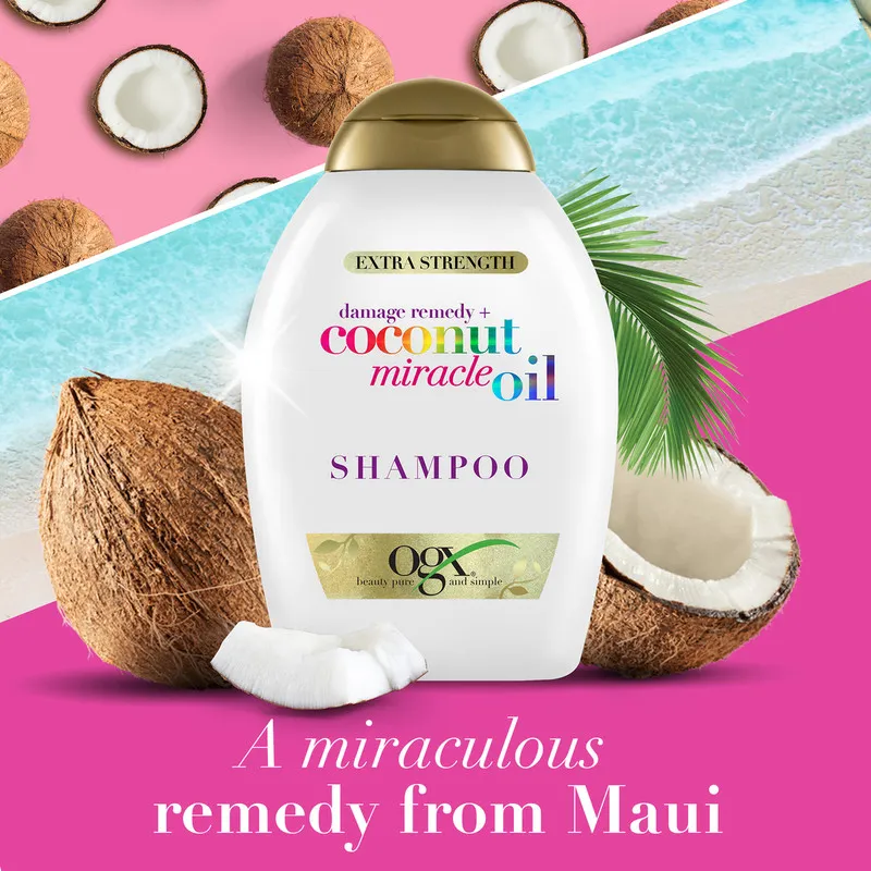 شامپو مو او جی ایکس مدل Coconut Miracle Oil حجم 385 میلی لیتر - تصویر 6