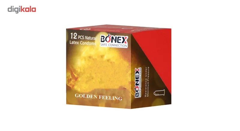 کاندوم بونکس مدل Golden Feeling بسته 12 عددی - تصویر 2