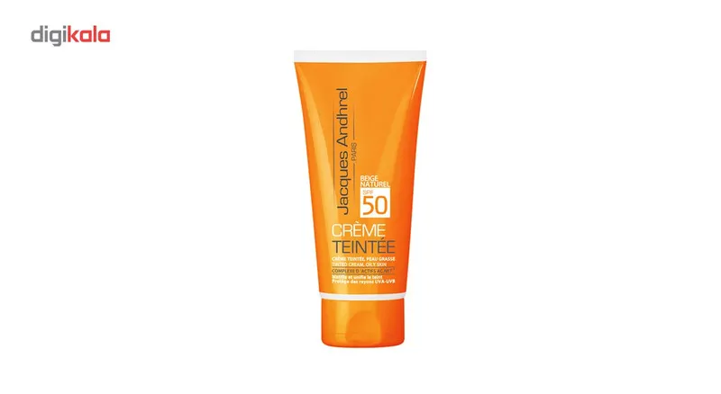 کرم ضد آفتاب رنگی ژاک آندرل پاریس SPF50 مدل TINTED مناسب پوست های چرب حجم 50 میلی لیتر - تصویر 2