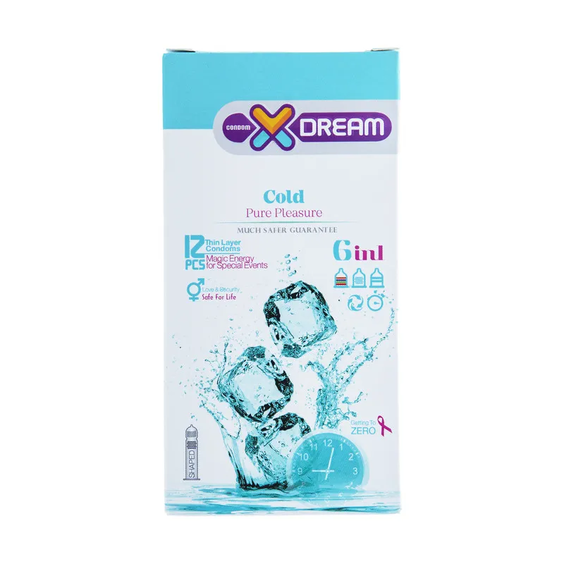 کاندوم ایکس دریم مدل Cold بسته 12 عددی