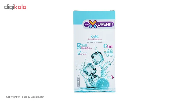 کاندوم ایکس دریم مدل Cold بسته 12 عددی - تصویر 2