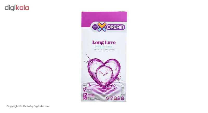 کاندوم ایکس دریم مدل Long Love بسته 12 عددی - تصویر 2