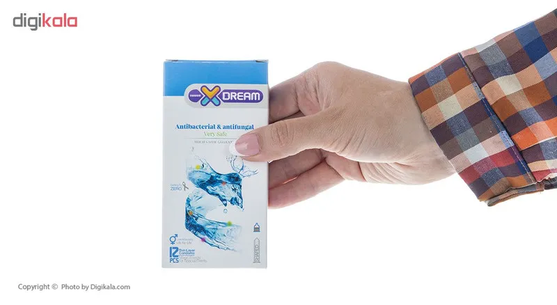 کاندوم ایکس دریم مدل Antibacterial And Antifungal بسته 12 عددی - تصویر 5