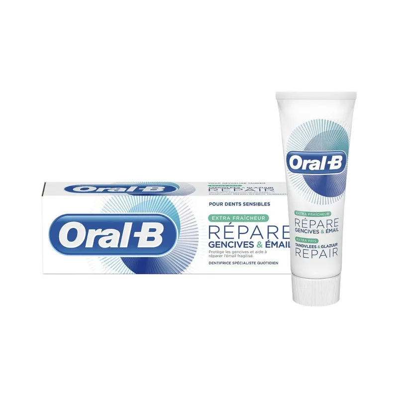 خمیر دندان اورال بی سری GUM & Enamel Repair مدل Extra Fresh حجم 75 میلی لیتر - تصویر 4