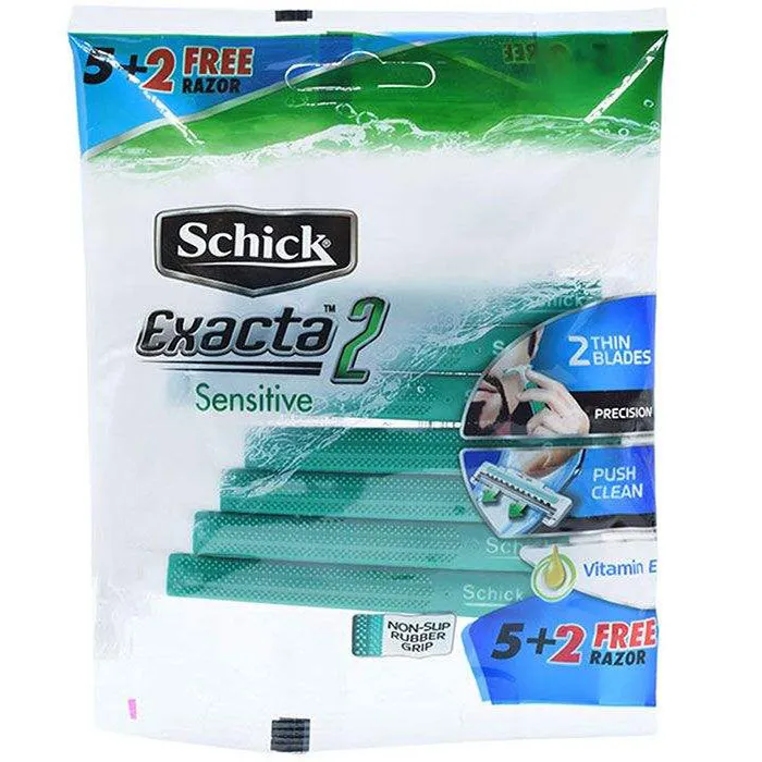 خودتراش شیک مدل Exacta2 بسته 6 عددی - تصویر 2