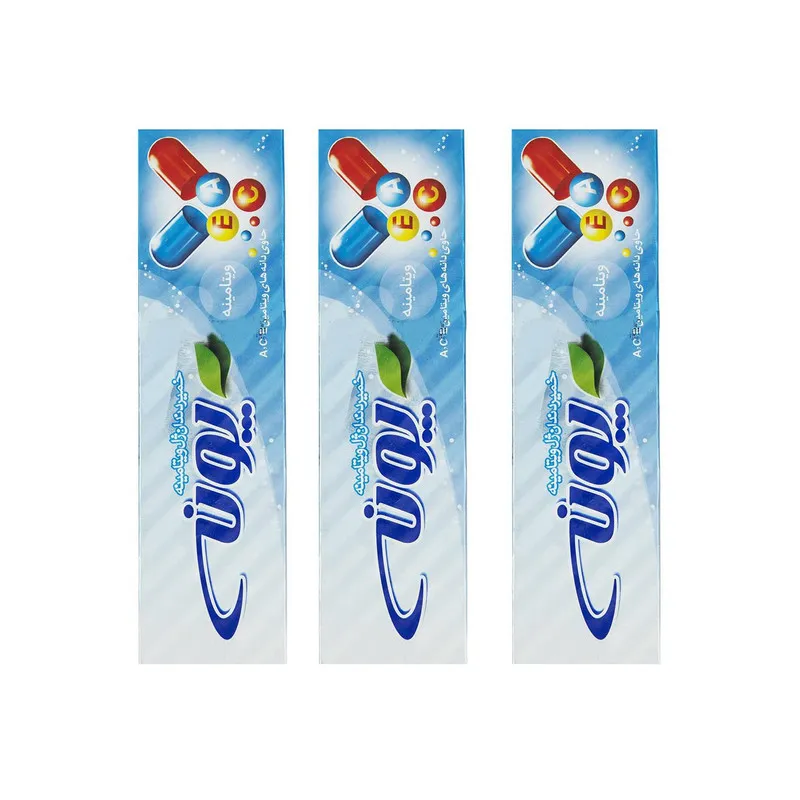 خمیر دندان پونه مدل Vitamins حجم 100 میلیلیتر بسته 3 عددی