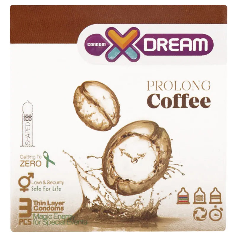 کاندوم ایکس دریم مدل Coffee بسته 3 عددی - تصویر 2