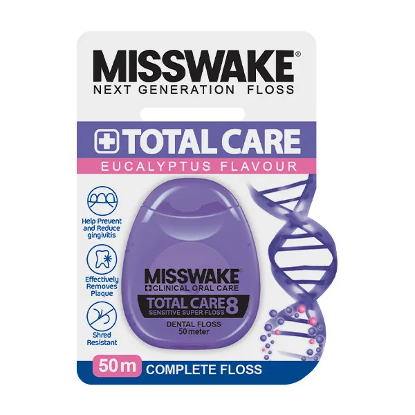 دهان شویه میسویک مدل Total Care حجم 400 میلی لیتر به همراه نخ دندان مدل Total Care - تصویر 3