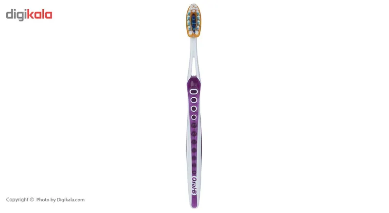 پک مسواک اورال-بی مدل Pro Flex با برس نرم بسته 2 عددی - تصویر 4