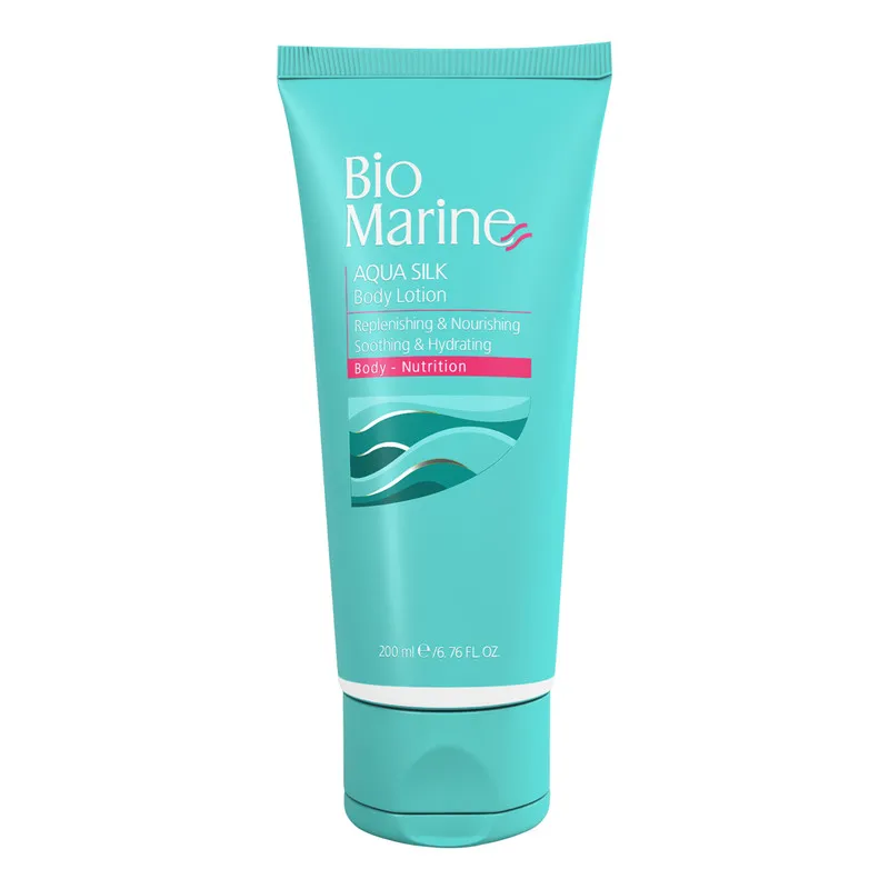 لوسیون بدن بایومارین مدل AQUA SILK حجم 200 میلی لیتر - تصویر 2