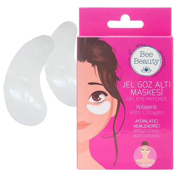 ماسک زیر چشم بی بیوتی مدل آبرسان و روشن کننده وزن 60 گرم بسته 6 عددی - تصویر 2