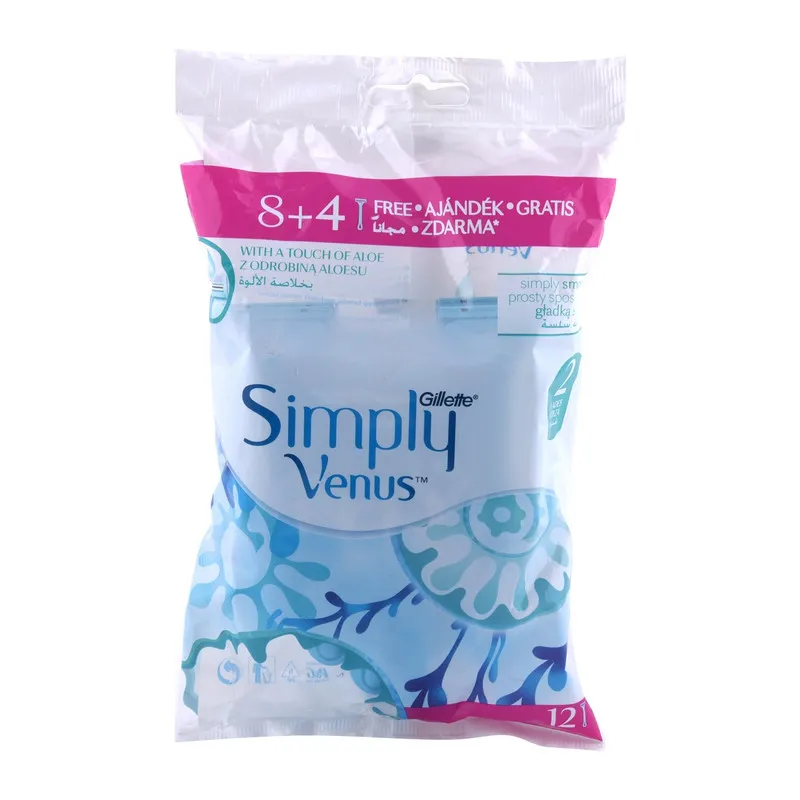 خودتراش ژیلت مدل Simply Venus بسته 12 عددی - تصویر 2