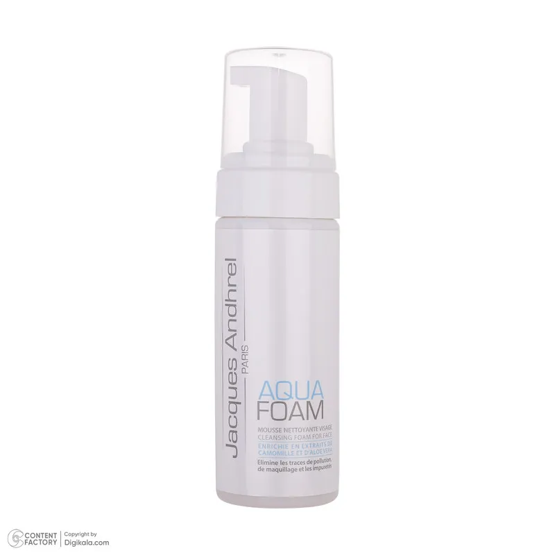 فوم شستشوی صورت ژاک آندرل پاریس مدل AQUA FOAM حجم 150 میلی لیتر - تصویر 3