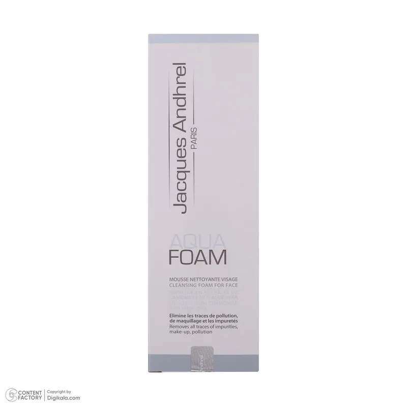 فوم شستشوی صورت ژاک آندرل پاریس مدل AQUA FOAM حجم 150 میلی لیتر - تصویر 6