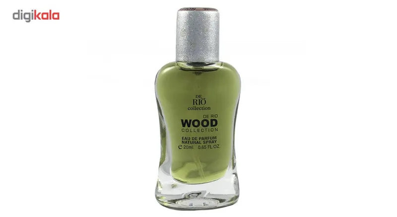 عطر جیبی مردانه ریو کالکشن مدل Rio Wood Brown حجم 20ml - تصویر 2