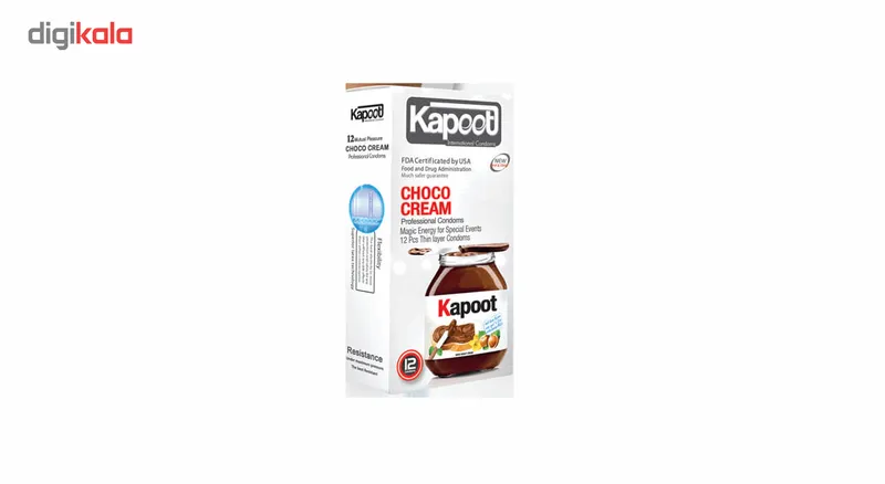 کاندوم تاخیری کاپوت مدل Choco cream بسته 12 عددی - تصویر 2