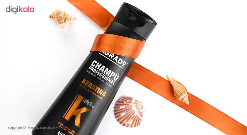 شامپو کراتینه آگرادو مدل KERATIN حجم 400 میلی لیتر - تصویر 5