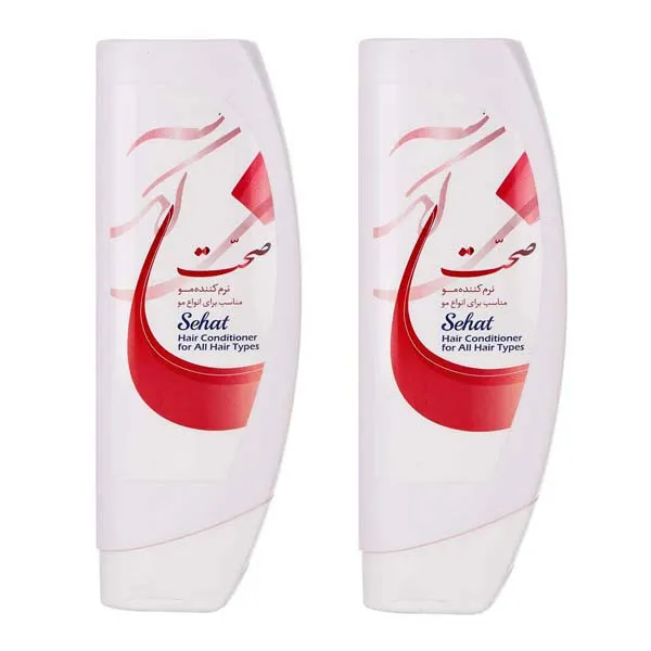 نرم کننده مو صحت مدل F212 حجم 300 میلی لیتر مجموعه 2 عددی