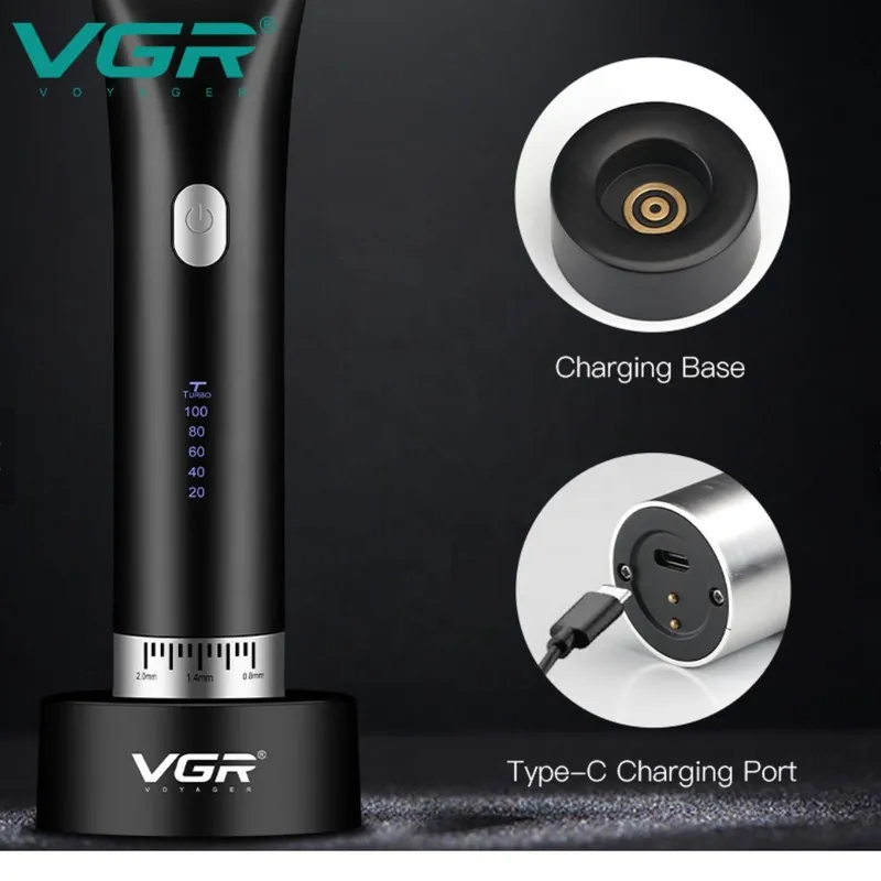 ماشین اصلاح موی سر و صورت وی جی ار مدل V-185 - تصویر 6