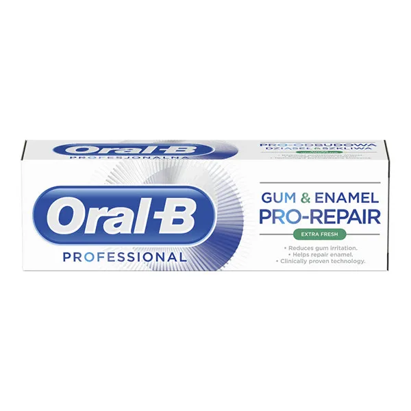 خمیر دندان اورال-بی سری Gum & Enamel PRO-REPAIR مدل EXTRA FRESH حجم 75 میلی لیتر - تصویر 2