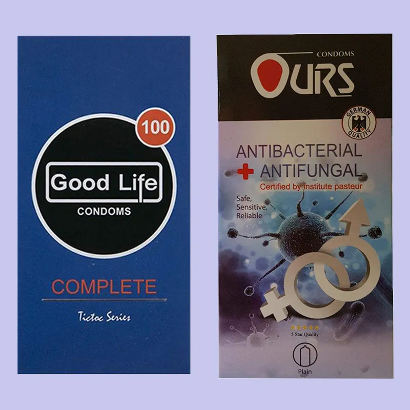 کاندوم گودلایف مدل Complete بسته 12 عددی به همراه کاندوم اورز مدل Antibacterial and Antifungal بسته 12 عددی - تصویر 2