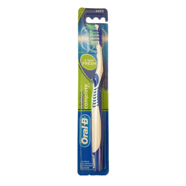 مسواک اورال-بی سری advantage complete مدل 4WAY FRESH با برس نرم - تصویر 2
