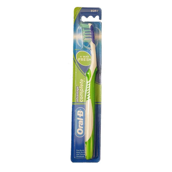 مسواک اورال-بی سری advantage complete مدل 4WAY FRESH با برس نرم - تصویر 3