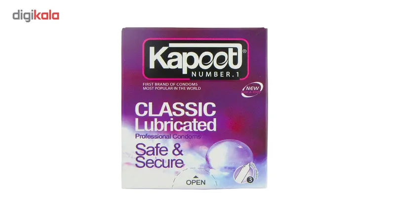 کاندوم کاپوت مدل Classic Lubricated بسته 3 عددی - تصویر 2