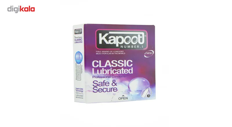 کاندوم کاپوت مدل Classic Lubricated بسته 3 عددی - تصویر 4