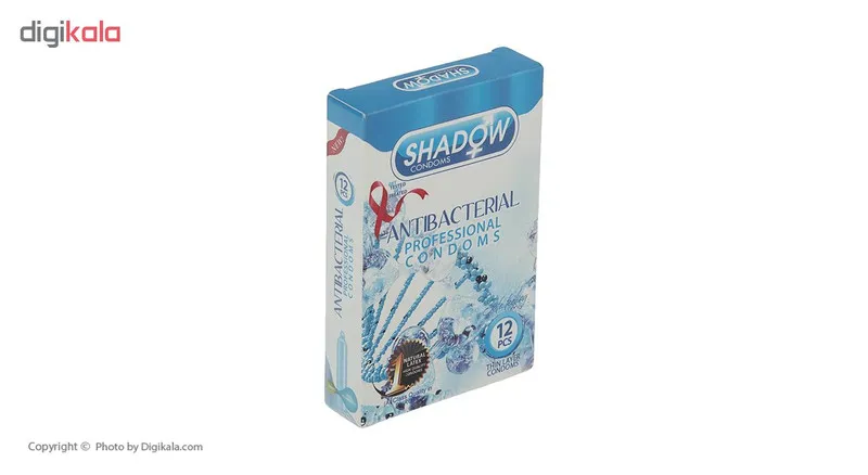 کاندوم شادو مدل Antibacterial بسته 12 عددی - تصویر 2