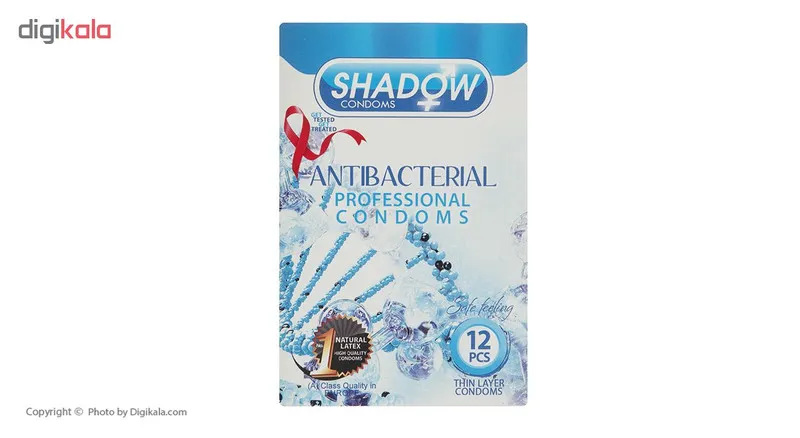 کاندوم شادو مدل Antibacterial بسته 12 عددی - تصویر 3