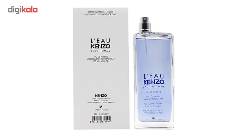 تستر ادو تویلت مردانه کنزو مدل LEau kenzo حجم 100 میلی لیتر - تصویر 3