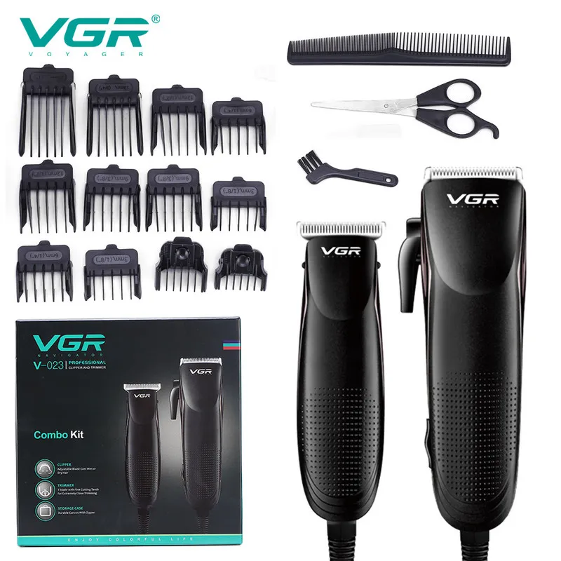 ماشین اصلاح موی سر و صورت وی جی آر مدل V-023 مجموعه 2 عددی - تصویر 6