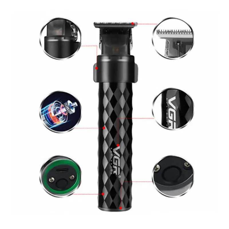 ماشین اصلاح موی سر و صورت وی جی ار مدل V-170 - تصویر 6