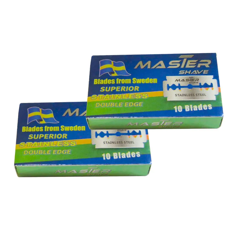 تیغ یدک مستر شیو مدل superior stainless double edge مجموعه 2 عددی - تصویر 2