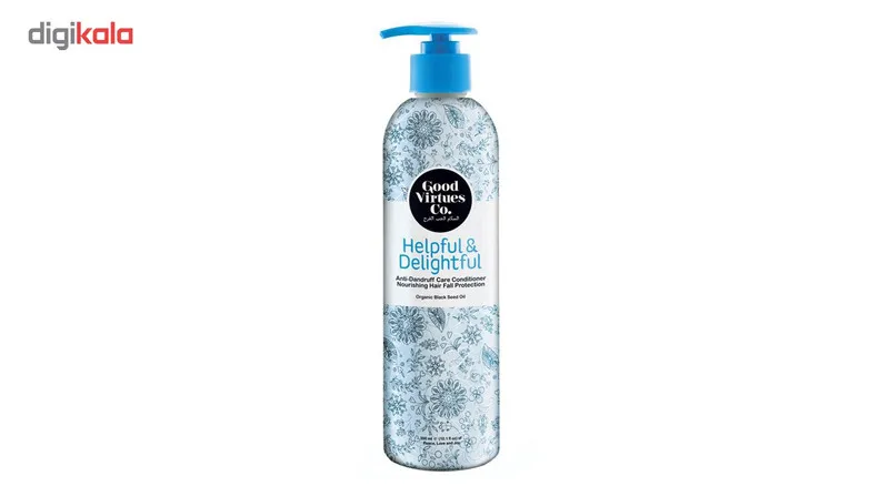 نرم کننده مغذی و ضد ریزش مو گود ورچو مدل Anti Dandruff Care Conditioner حجم 300 میلی لیتر - تصویر 2