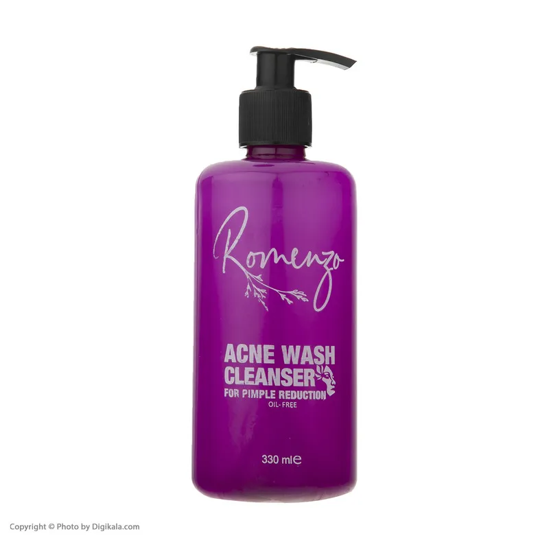 پاک کننده آرایش صورت رومنزو مدل Acne Wash حجم 330 میلی لیتر - تصویر 4