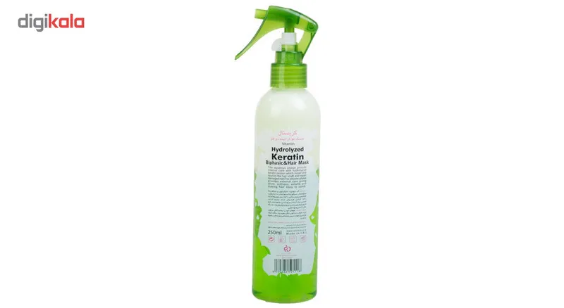 ماسک مو دو فاز کریستال مدل Hydrolyzed Keratin حجم 250 میلی لیتر - تصویر 4