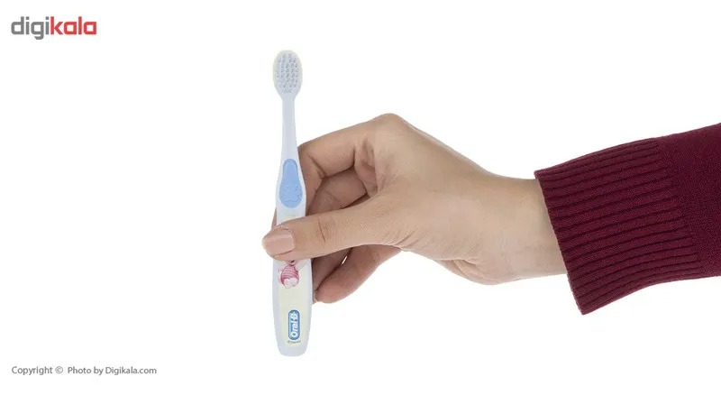 مسواک کودک اورال-بی سری Pro Expert مدل Stages 4-24 با برس خیلی نرم - تصویر 3