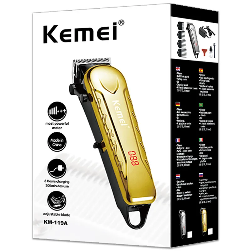 ماشین اصلاح موی سر و صورت کیمی مدل KM-119A - تصویر 3