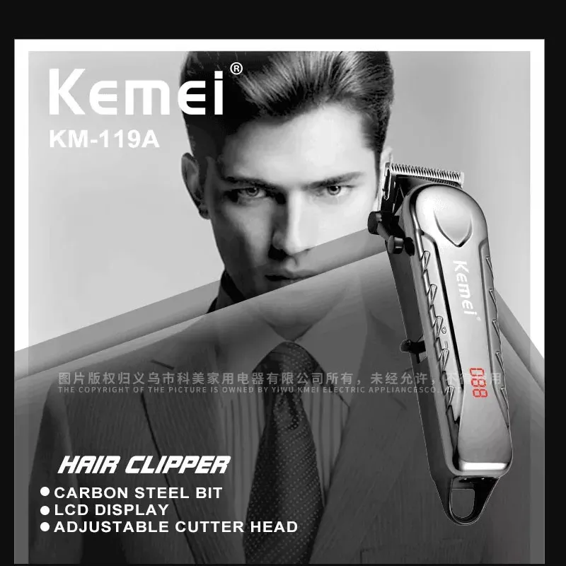 ماشین اصلاح موی سر و صورت کیمی مدل KM-119A - تصویر 6