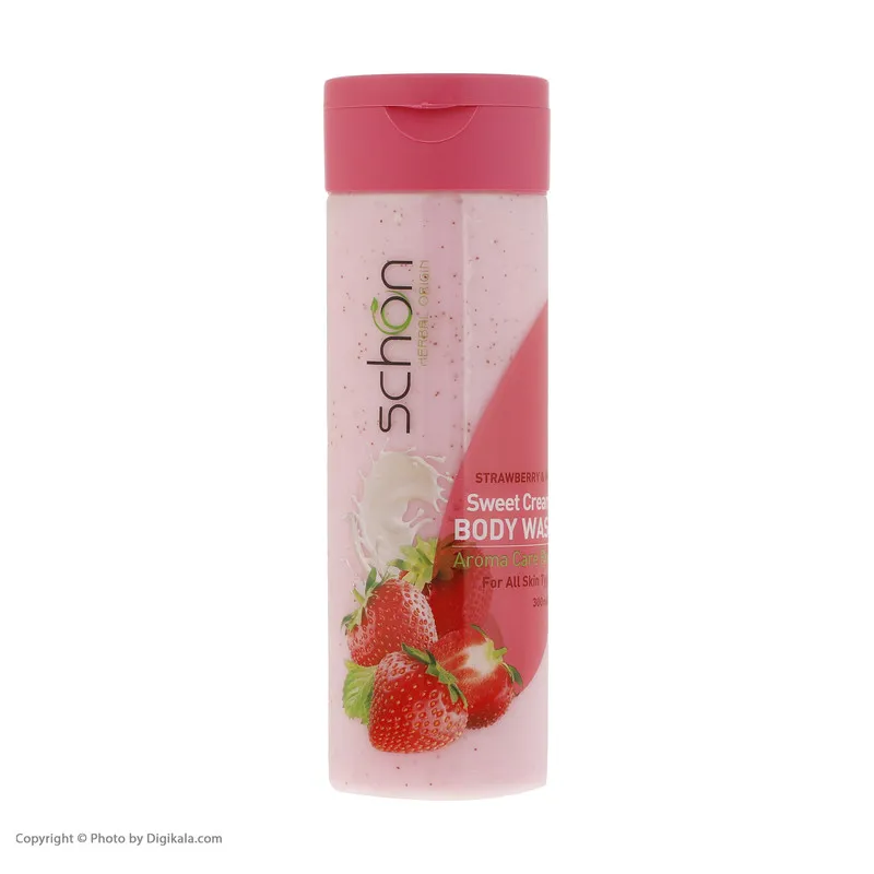 شامپو بدن شون مدل Strawberry And Milk حجم 300 میلی لیتر - تصویر 3
