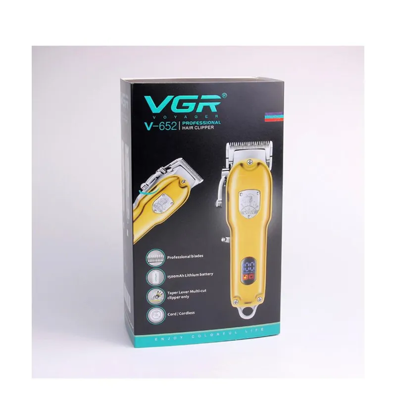 ماشین اصلاح موی سر و صورت وی جی ار مدل V-652 - تصویر 6