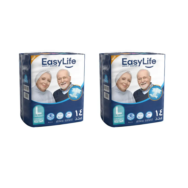 پوشینه بزرگسال ایزی لایف سایز بزرگ مجموعه 2 عددی - تصویر 6