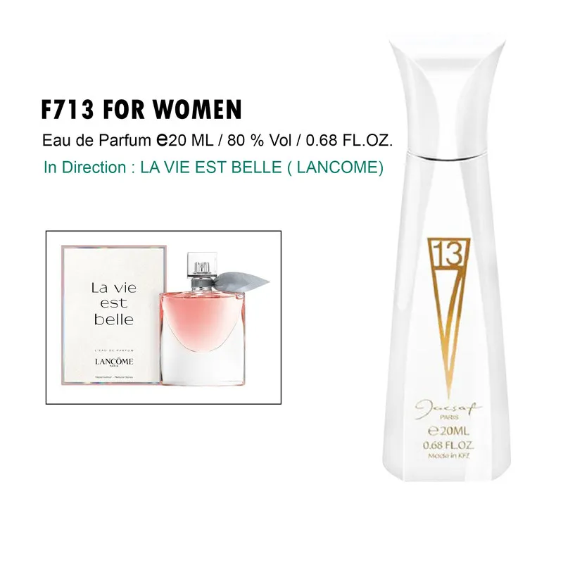 عطر جیبی زنانه ژک ساف مدل W حجم 20 میلی لیتر مجموعه 2 عددی - تصویر 3