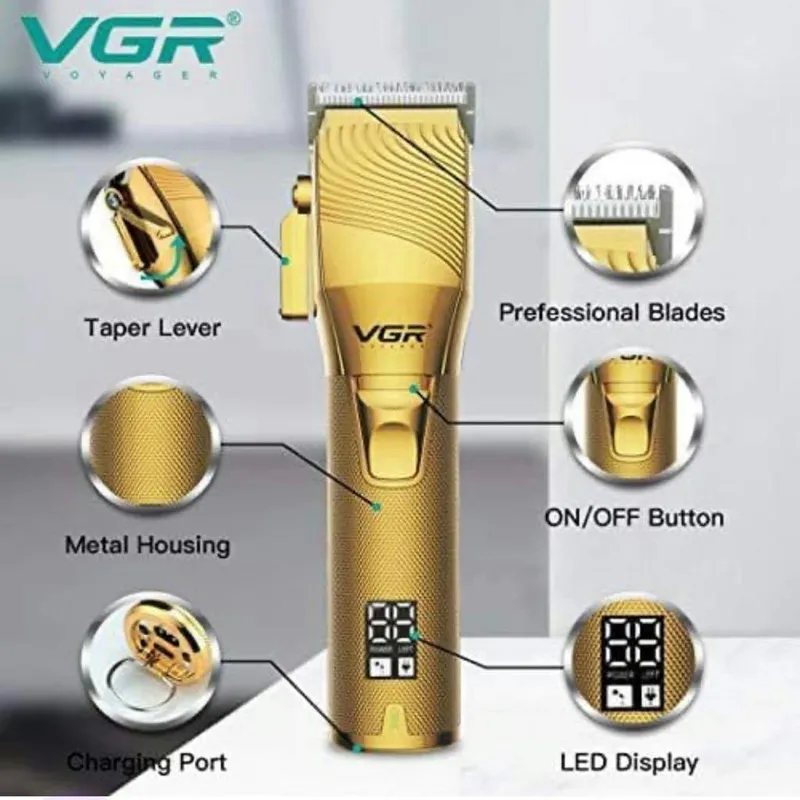 ماشین اصلاح موی سر و صورت وی جی آر مدل V-280 - تصویر 5