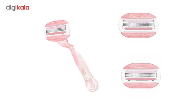 خود تراش ژیلت مدل Venus Breeze Spa به همراه 3 یدک - تصویر 2