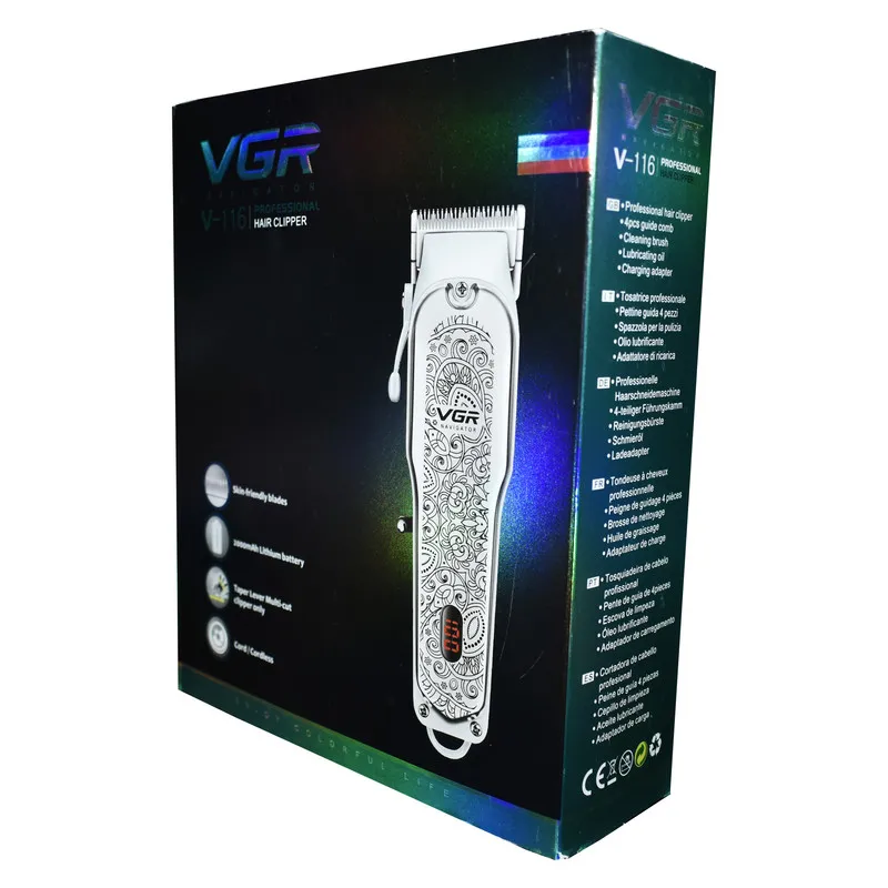 ماشین اصلاح موی سر و صورت وی جی ار مدل V-116 - تصویر 3