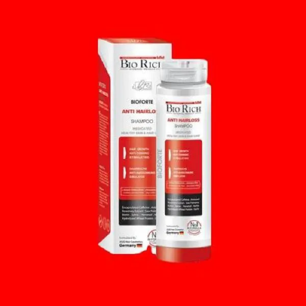 شامپو روزانه تقویتکننده و ضد ریزش مو بایوریچ مخصوص انواع مو، حجم 250 میلیلیتر مدل ANTI HAIR LOSS، حاوی کراتین، بدون سولفات، حجمدهنده و ترمیمکننده با عصاره مریم گلی، گزنه و، رزماری - تصویر 4