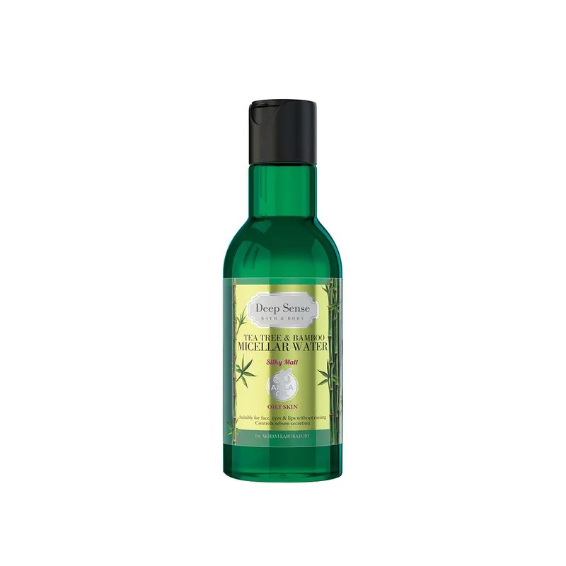 محلول پاککننده آرایش صورت دیپ سنس مدل tea tree & bamboo حجم 160 میلیلیتر - تصویر 2